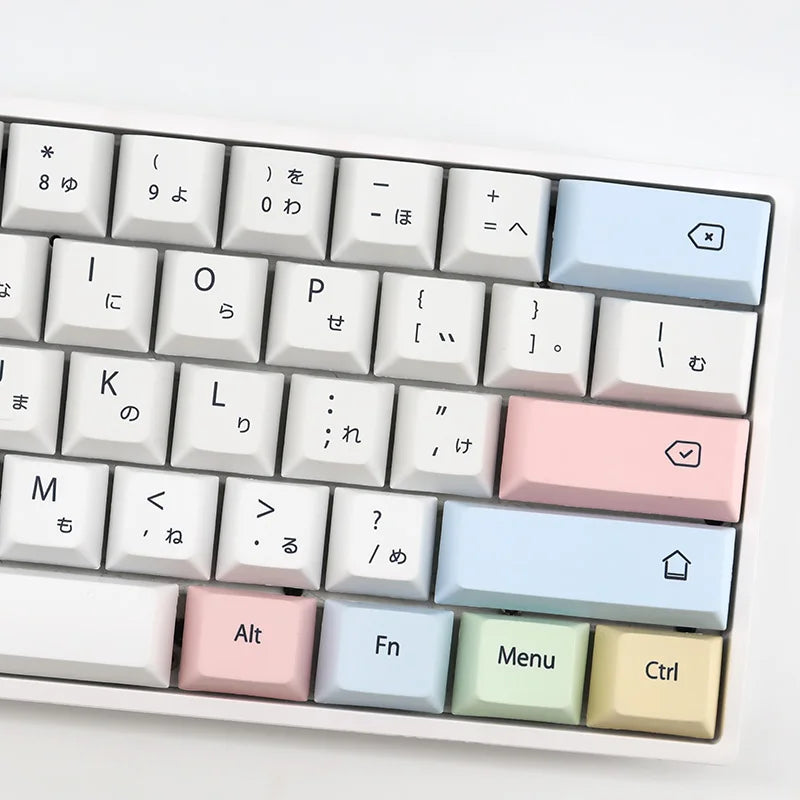 CuXiu PBT Phấn Keycaps 136 Phím Nhuộm Phụ Keycap Bộ Cho Cherry MX Công Tắc Bàn Phím Cơ gh60 xd64 xd84 xd96 87 104