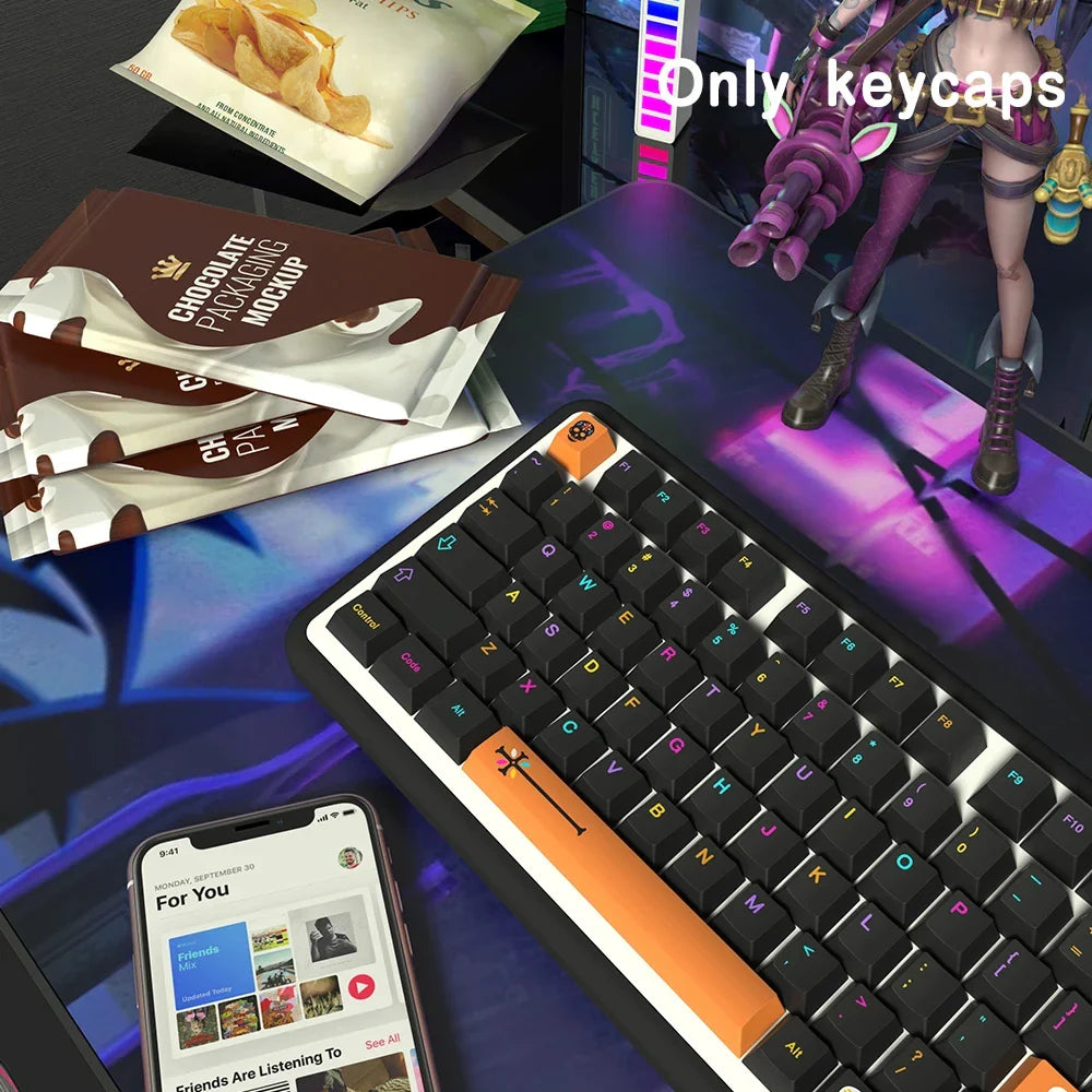 KYOMOT GMK Mictlán thème Keycap PBT Underworld clavier capuchon cerise profil clé capuchon pour MX commutateur mécanique clavier accessoire