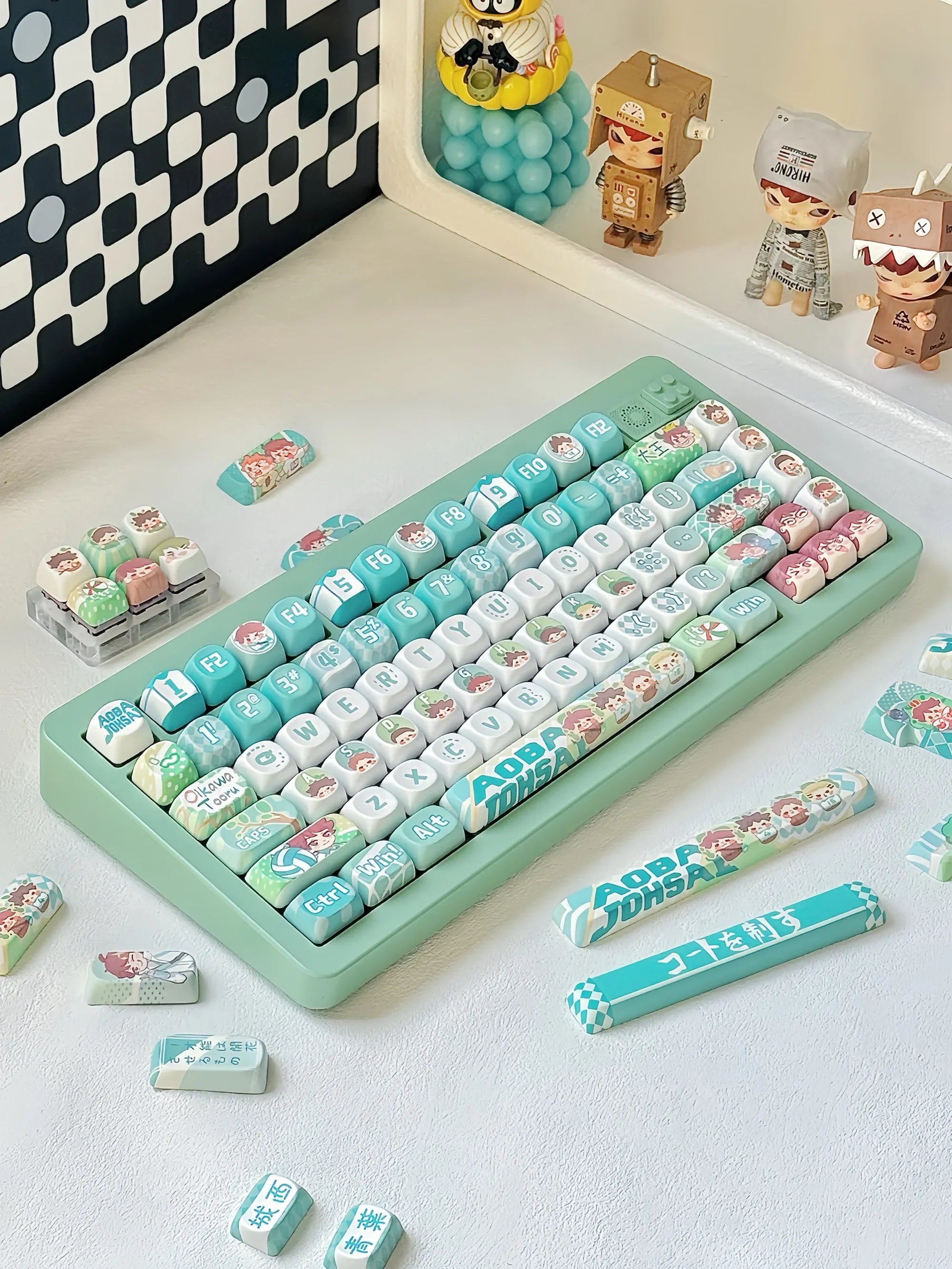 Kingdom Tears Keycaps Legend of Zeldas Key Caps PBT Custom Cherry Amilo IKBC Cute Caps Keyboard for Ganming Mechanical Keyboards
