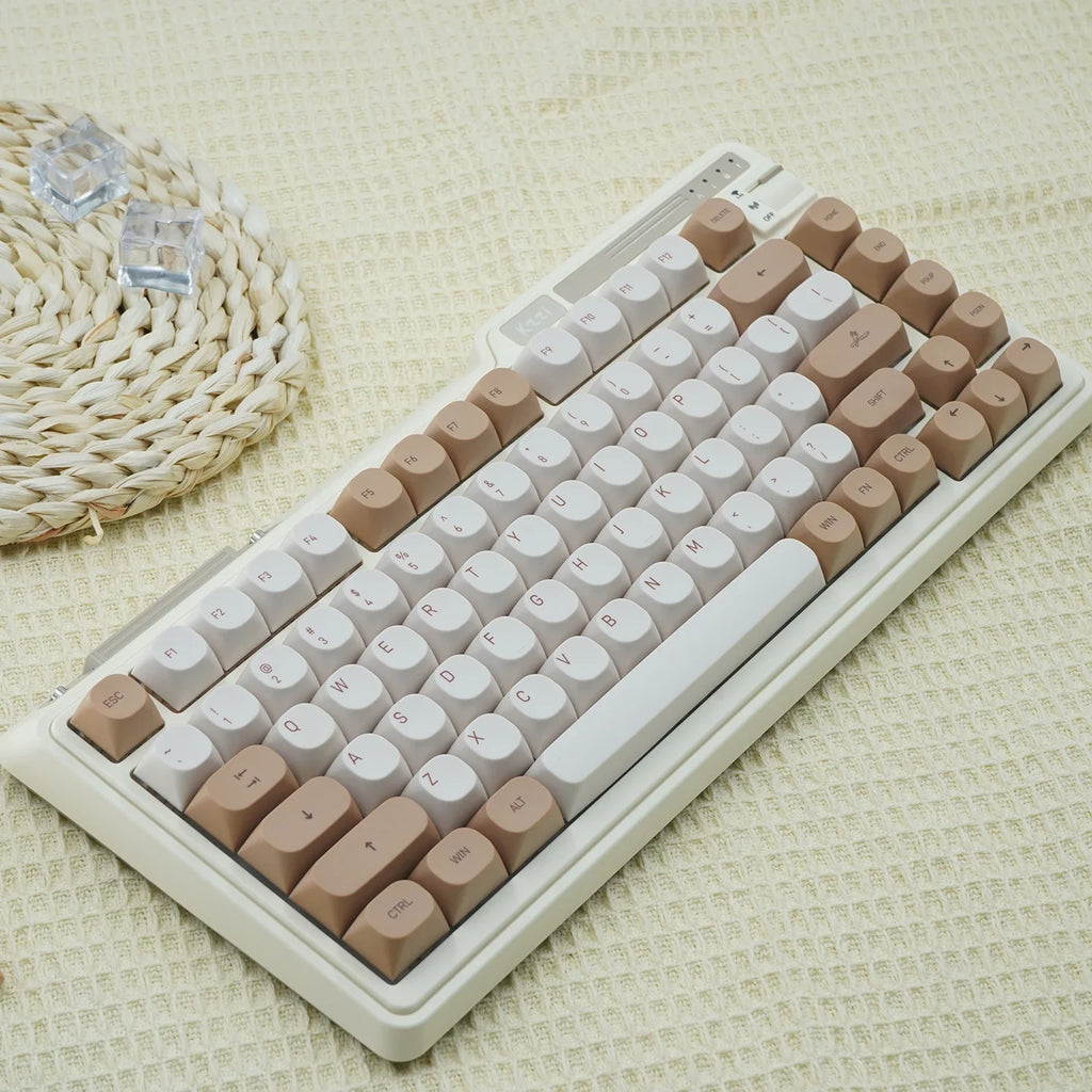 JCM MA Profile PBT Tiramisu Keycaps Alice Bố Trí Nhuộm-Phụ Phím Mũ Cho Bàn Phím Cơ Chơi Game ABM066 MX Công Tắc Wooting
