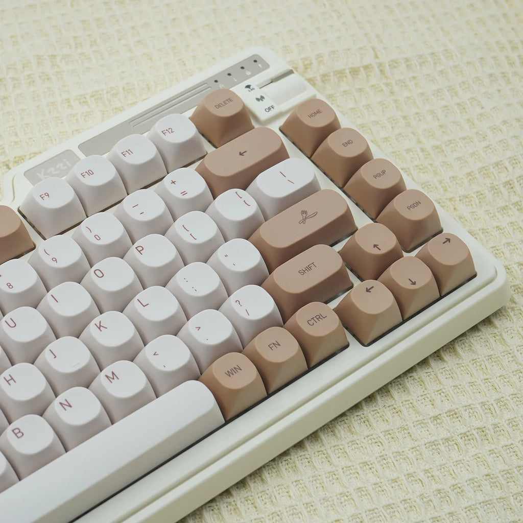 JCM MA Profile PBT Tiramisu Keycaps Alice Bố Trí Nhuộm-Phụ Phím Mũ Cho Bàn Phím Cơ Chơi Game ABM066 MX Công Tắc Wooting