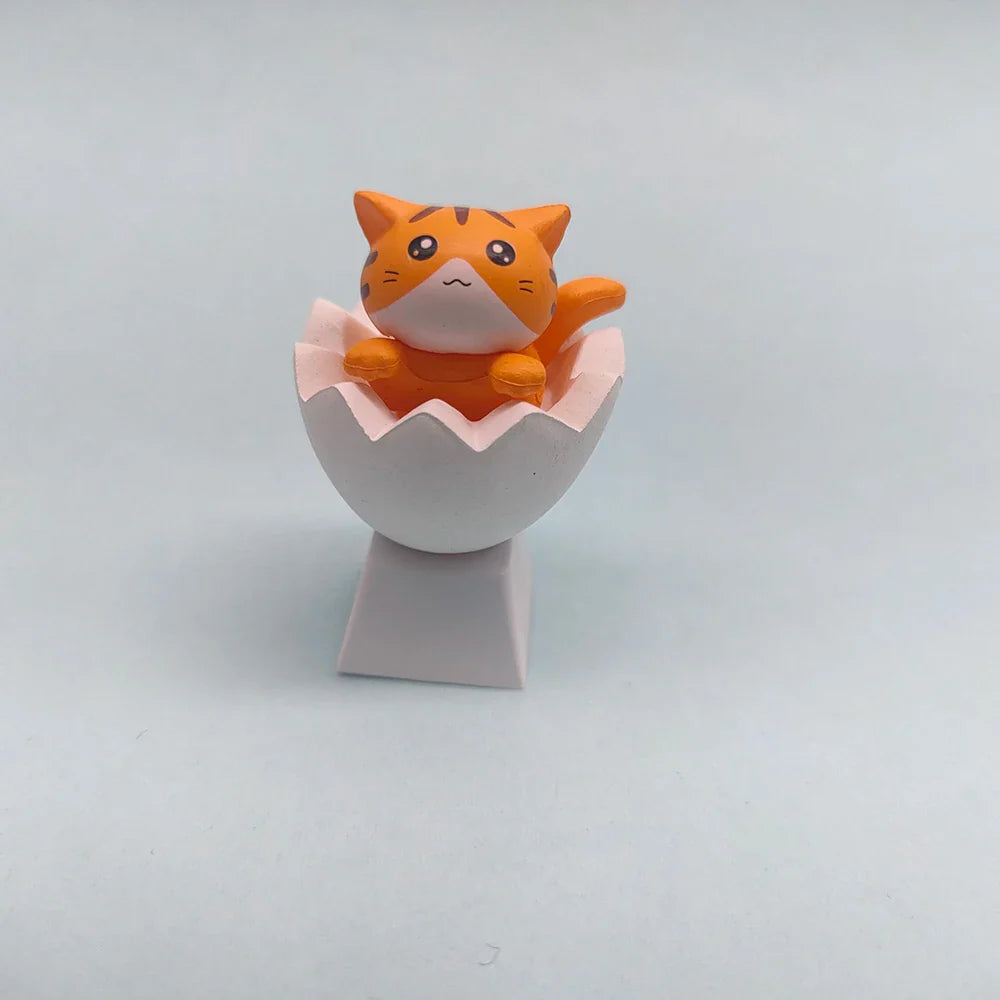 Προσαρμόστε το πληκτρολόγιό σας με Cute Keycaps Cat - Αξεσουάρ PBT Axis Cherry MX Artisan Anime Pink Kawaii