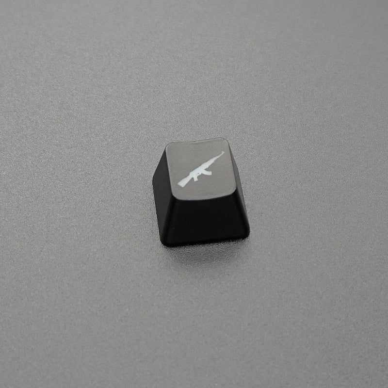 CS GO Gaming keycaps Κουμπί πλήκτρων CF key caps παιχνίδι keycap Αξεσουάρ παιχνιδιού Personality Pervious Καπάκι ABS για μηχανικό πληκτρολόγιο