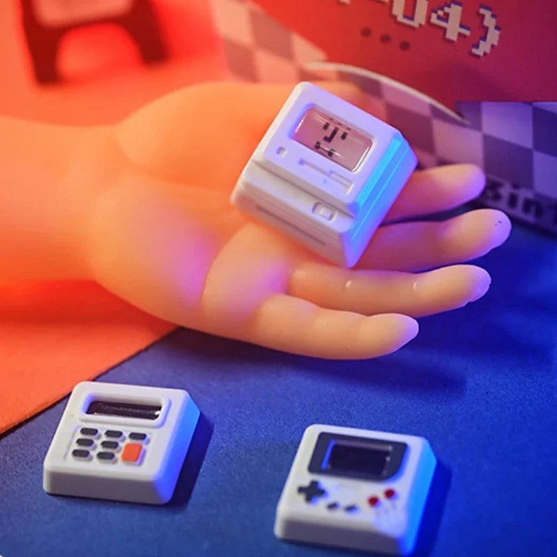 K-04 鍵盤鍵帽 3合1 適用於機械經典復古可愛透明鍵帽套裝可愛按鍵個性鍵帽