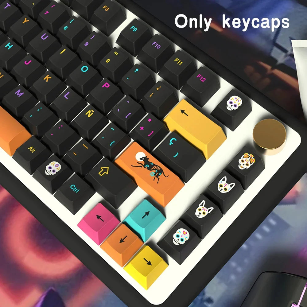 KYOMOT GMK Mictlán thème Keycap PBT Underworld clavier capuchon cerise profil clé capuchon pour MX commutateur mécanique clavier accessoire