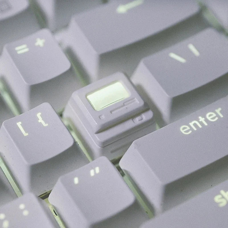 K-04 鍵盤鍵帽 3合1 適用於機械經典復古可愛透明鍵帽套裝可愛按鍵個性鍵帽