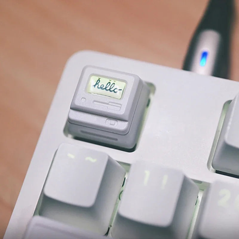 K-04 鍵盤鍵帽 3合1 適用於機械經典復古可愛透明鍵帽套裝可愛按鍵個性鍵帽