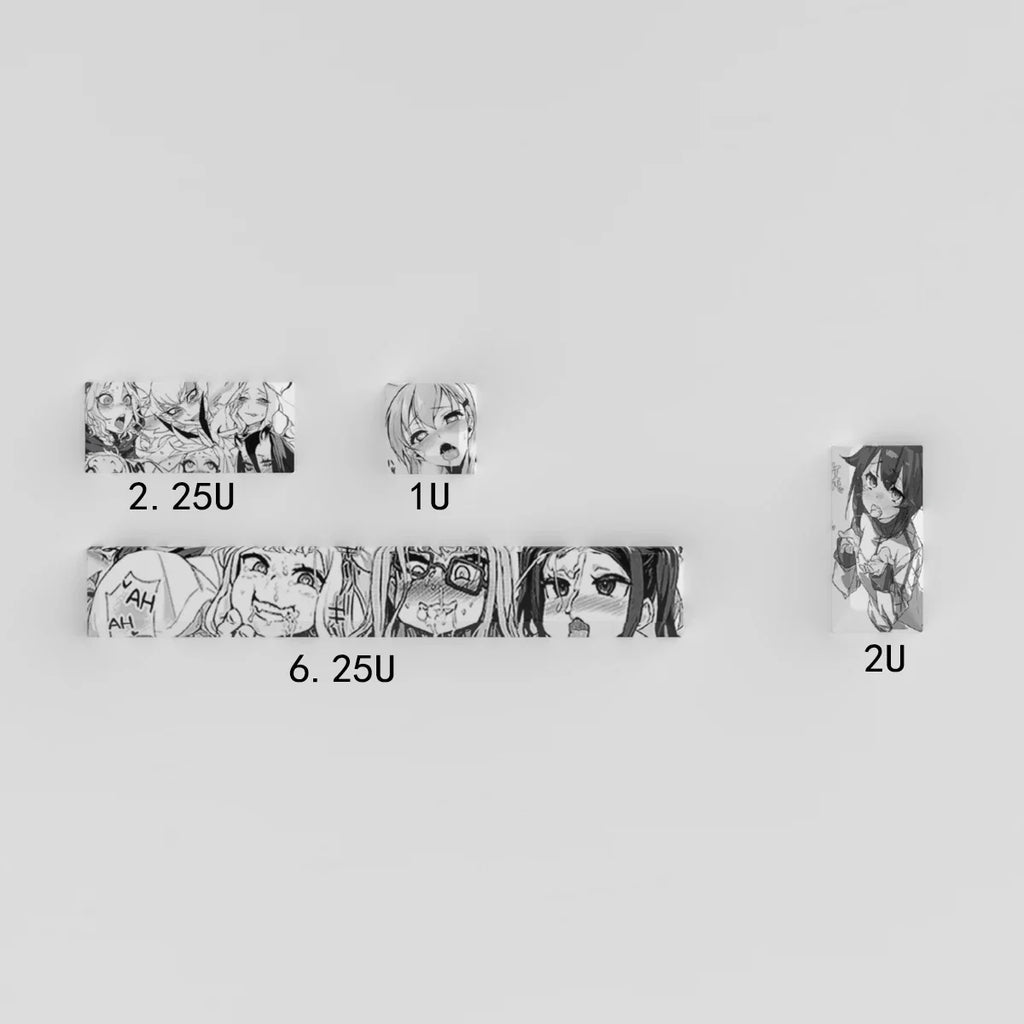 Coral Sea Keycap 4PCS Keycaps Cherry Profile Dye-Sub PBT keycaps Space Bar 6.25U ESC Enter Custom Keycap For Mechanical Keyboard