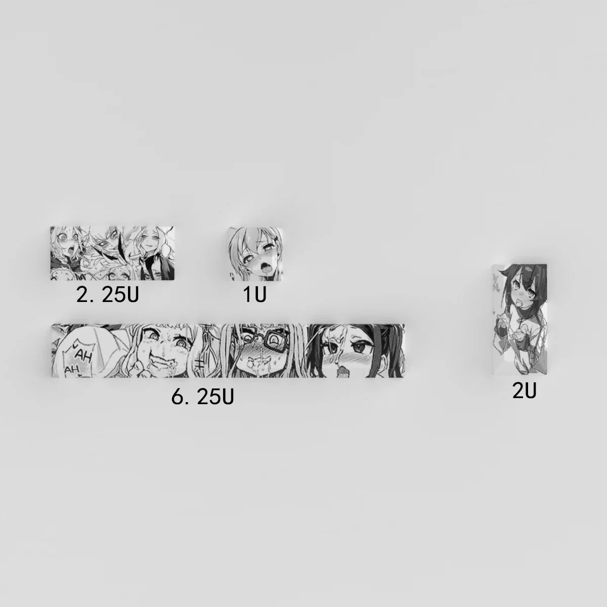 Coral Sea Keycap 4PCS Keycaps Cherry Profile Dye-Sub PBT keycaps Space Bar 6.25U ESC Enter Custom Keycap For Mechanical Keyboard