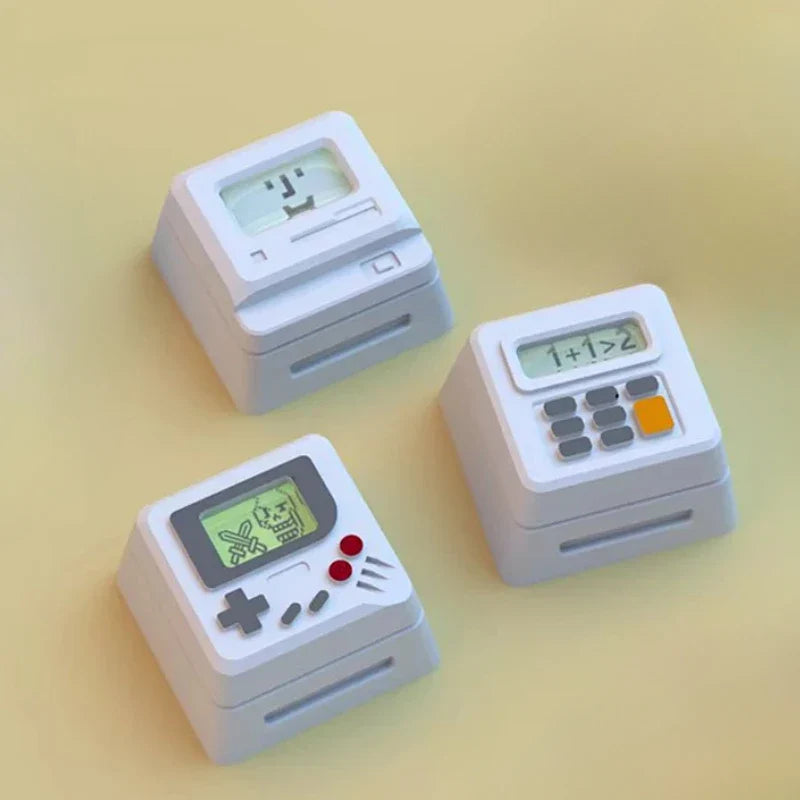 K-04 鍵盤鍵帽 3合1 適用於機械經典復古可愛透明鍵帽套裝可愛按鍵個性鍵帽